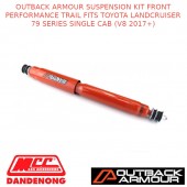 OUTBACK ARMOUR SUSPENSION KIT FRONT TRAIL FITS TOYOTA LC 79S SINGLE CAB V8 2017+